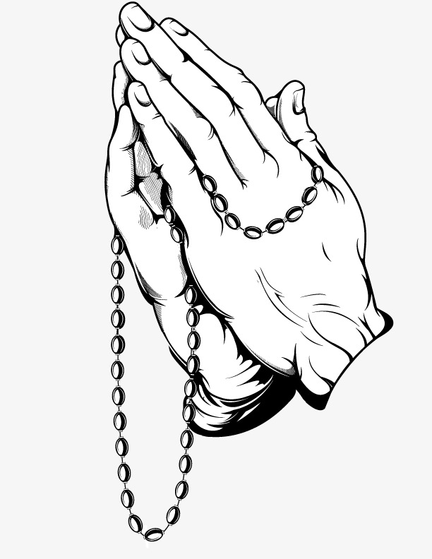 矢量双手合十素材图片免费下载_高清装饰图案psd_千库网(图片编号