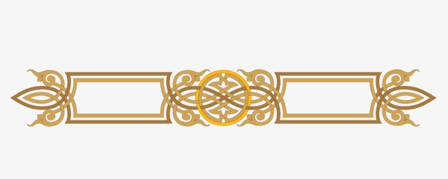 复古花纹边框
