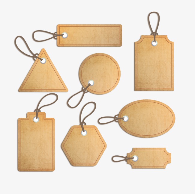 矢量手绘标签png素材-90设计