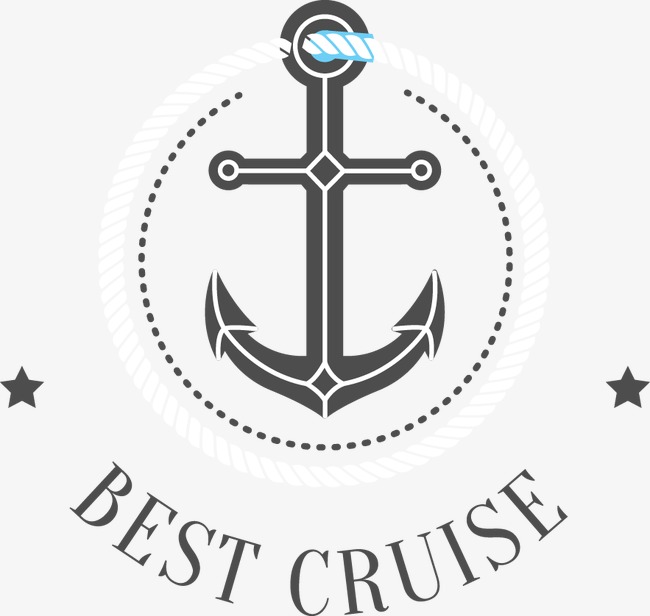 创意航海标志矢量图