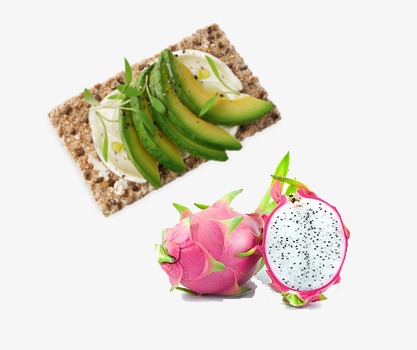 哈密瓜和火龙果