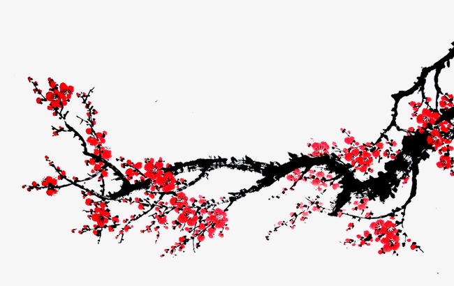 中国风元素梅花