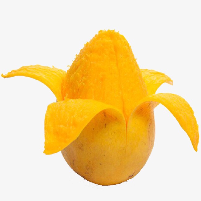 剥皮的芒果png素材-90设计