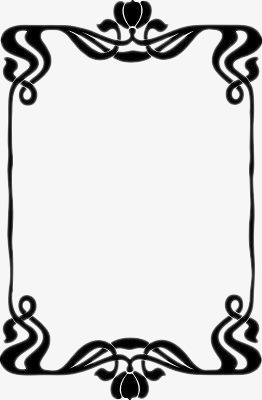 黑丝花框