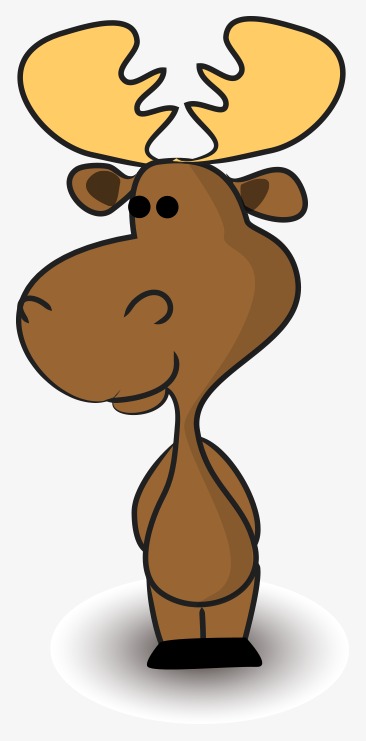 矢量抽象动物鹿