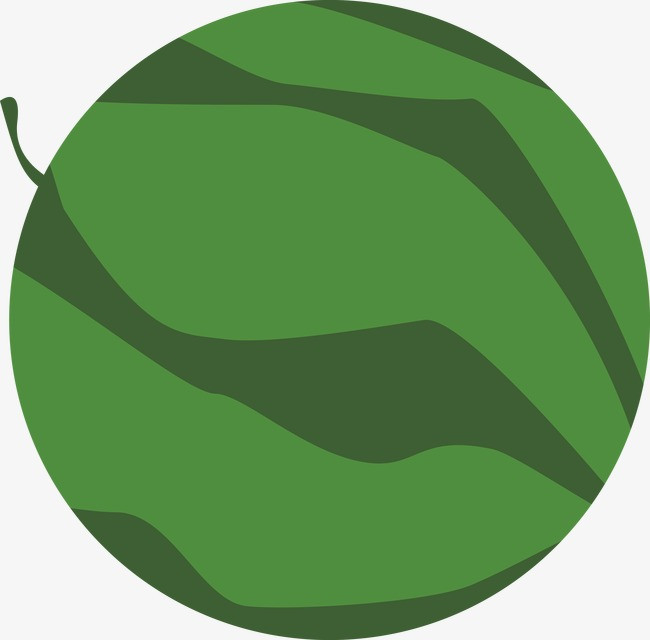 矢量卡通扁平化蓝色星星西瓜边框