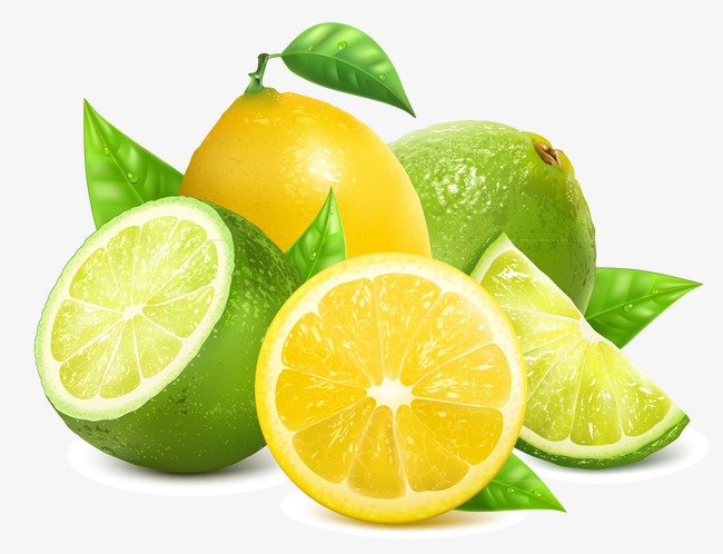矢量柠檬png素材-90设计