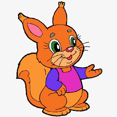 松鼠卡通_松鼠png素材-90设计