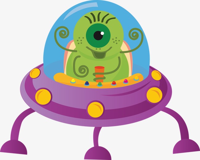 3d立体卡通小飞碟c4d可爱卡通饰品