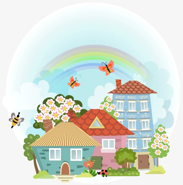 楼房卡通_楼房png素材-90设计