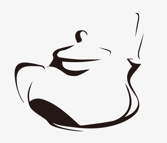 中国风古风茶壶茶叶品茶装饰元素设计