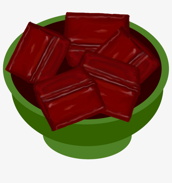 五花肉生肉蔬菜生菜手绘食材免抠素材