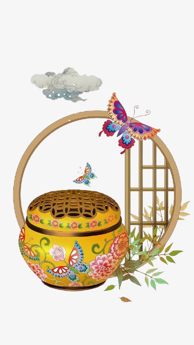 卡通手绘包装礼物盒矢量免扣元素设计