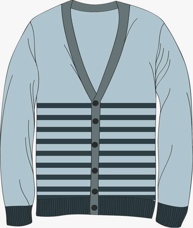 男装针织衫矢量
