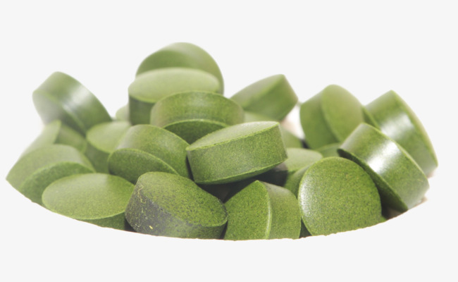 绿色的药片