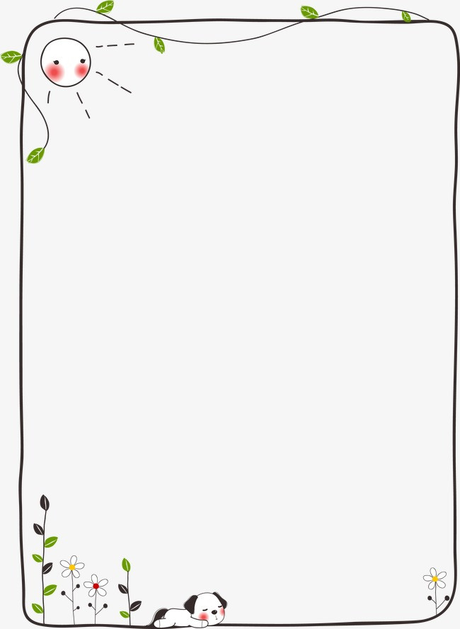 狗狗相框【高清装饰元素png素材】-90设计