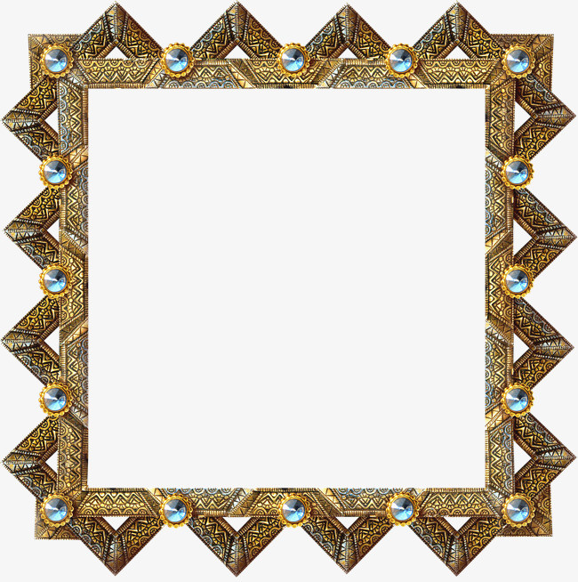 漂亮金属创意相框【高清效果元素png素材】-90设计