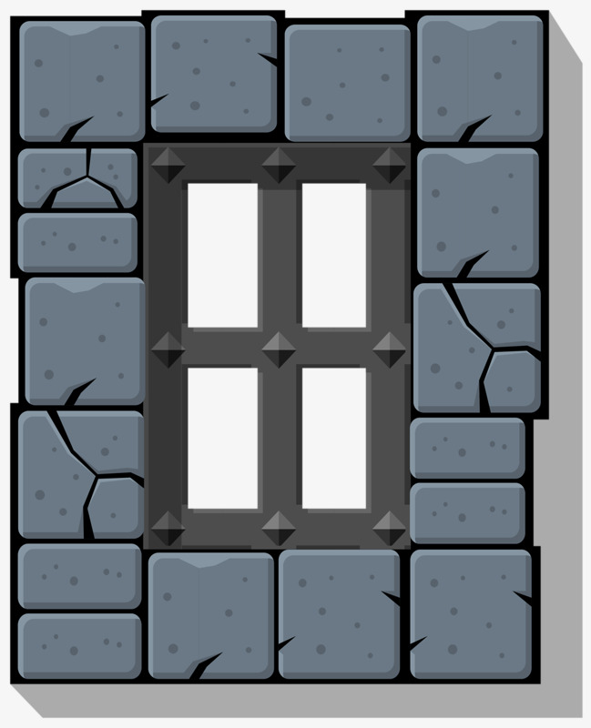 一堵有窗户的墙