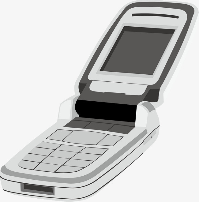 矢量翻盖手机【高清png素材】-90设计