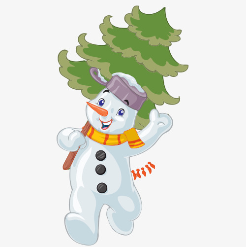 可爱的雪人