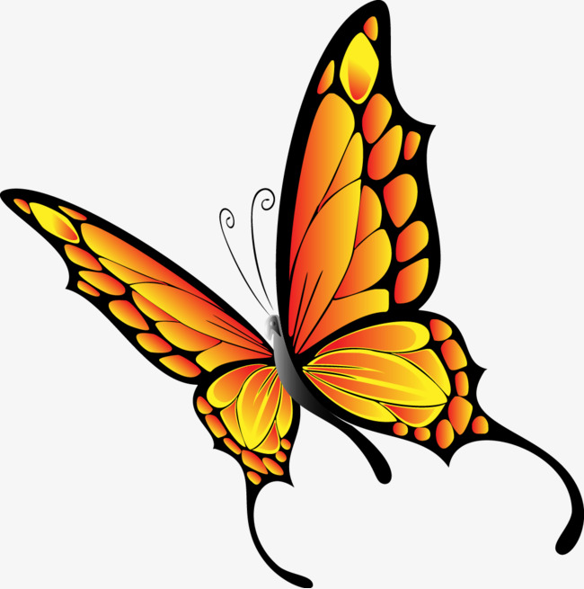 图标矢量_矢量蝴蝶png素材-90设计