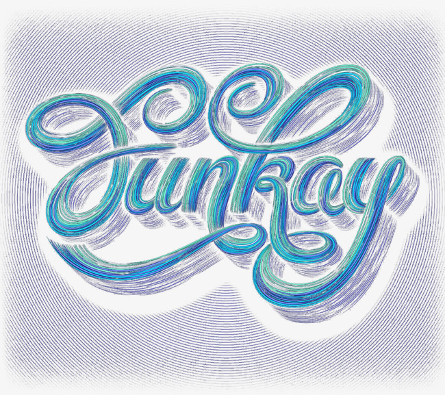 54青年节创意简约线条艺术字设计