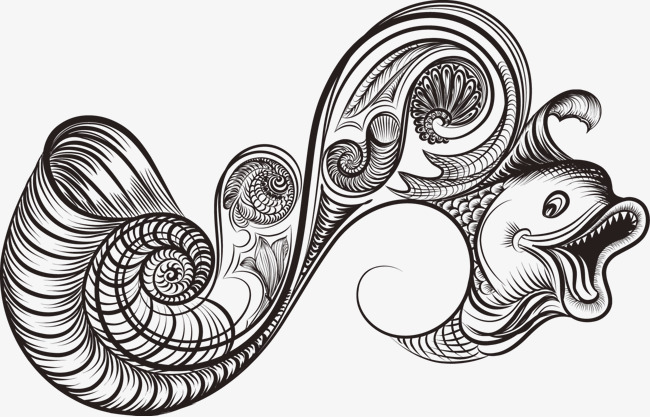 抽象花纹层次蓝色商务几何方块免扣元素【免抠元素png】-90设计网