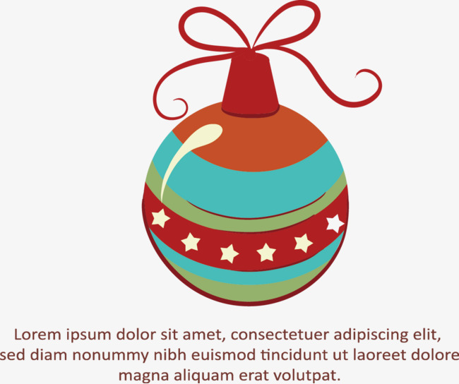 矢量圣诞节彩球