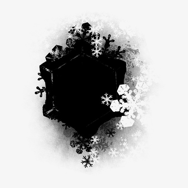 黑色漂亮墨迹蒙版png素材-90设计