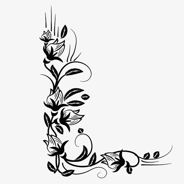 创意超清花纹边框png图片