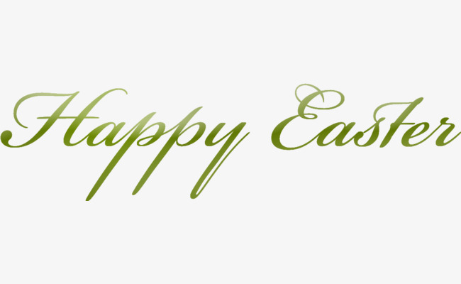 复活节快乐英文商标