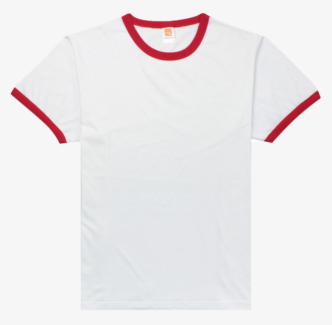 产品实物白色t恤png素材-90设计