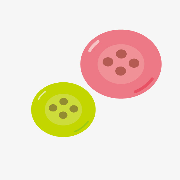 卡通扣子【高清装饰元素png素材】-90设计