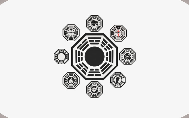 太极八卦_八卦png素材-90设计