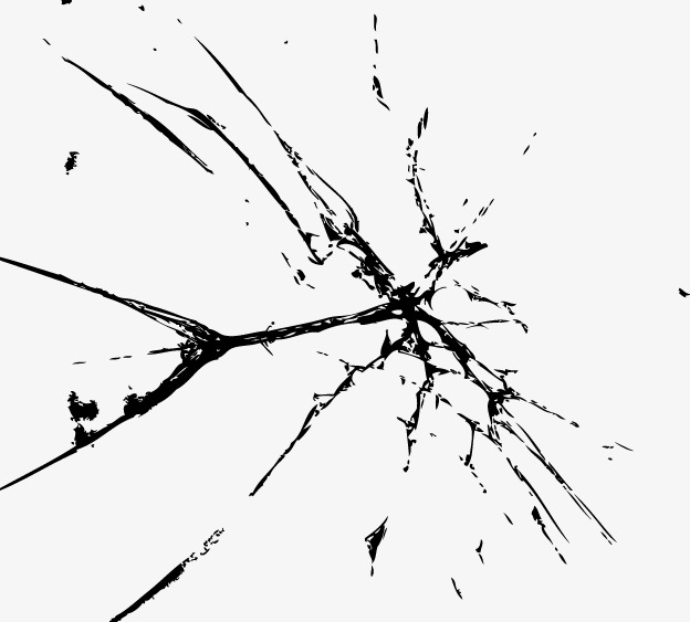 破碎玻璃玻璃裂纹效果