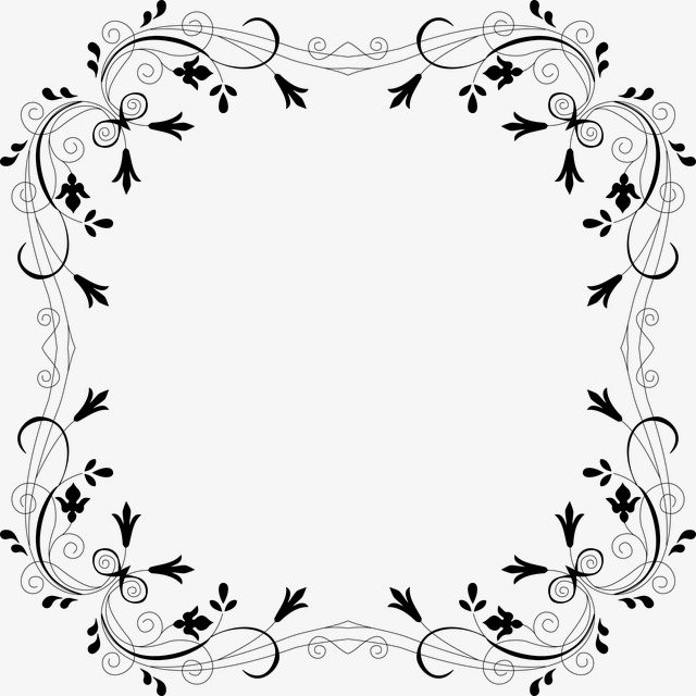 花纹边框