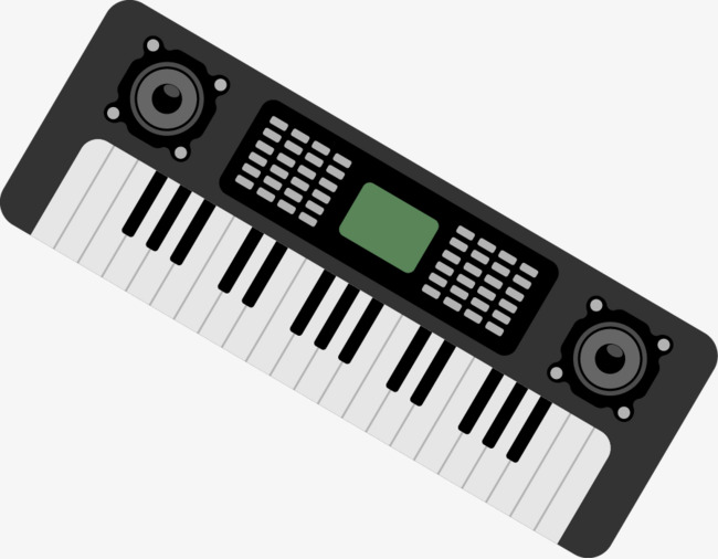 高端钢琴乐器电子琴元素