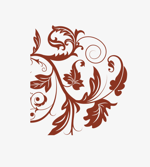 中式花纹中国风花纹矢量装饰免扣元素