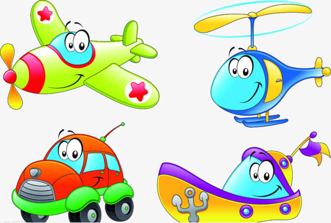 卡通交通工具