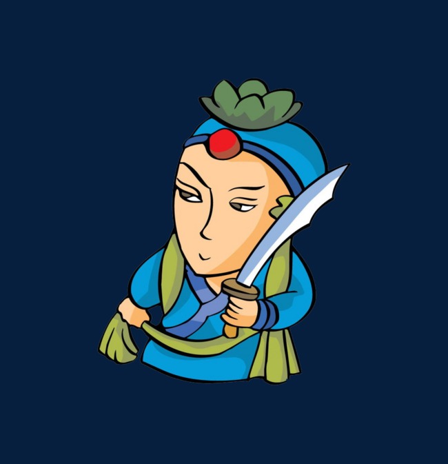 手提大刀的孙二娘