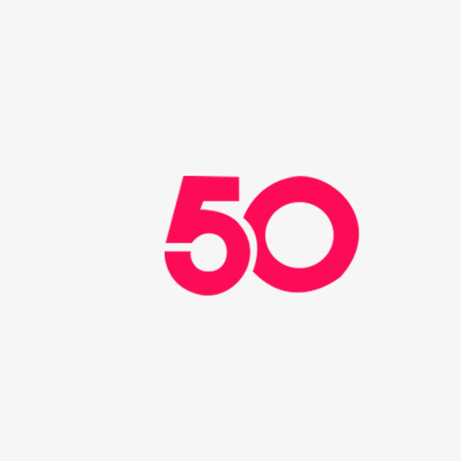 直降50%电商促销创意字艺术字