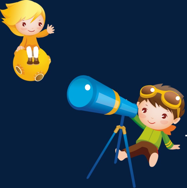 卡通望远镜