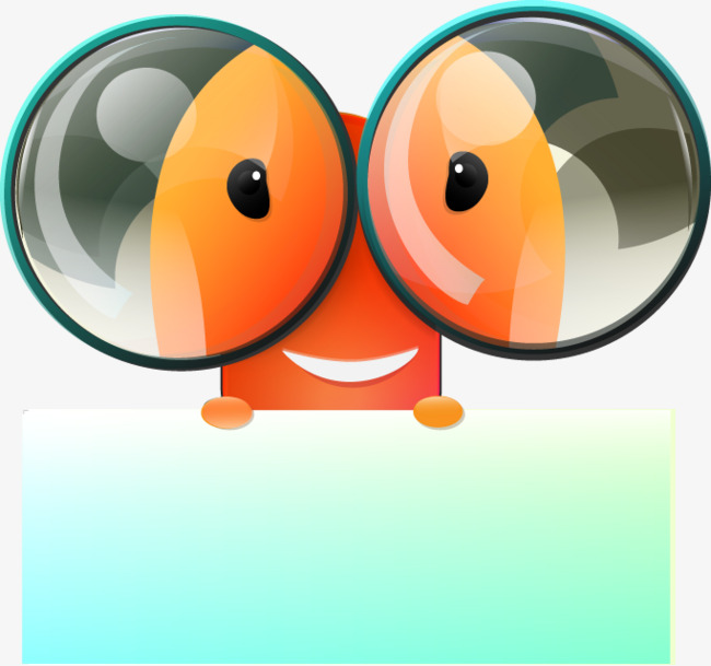 卡通眼镜_矢量眼镜png素材-90设计