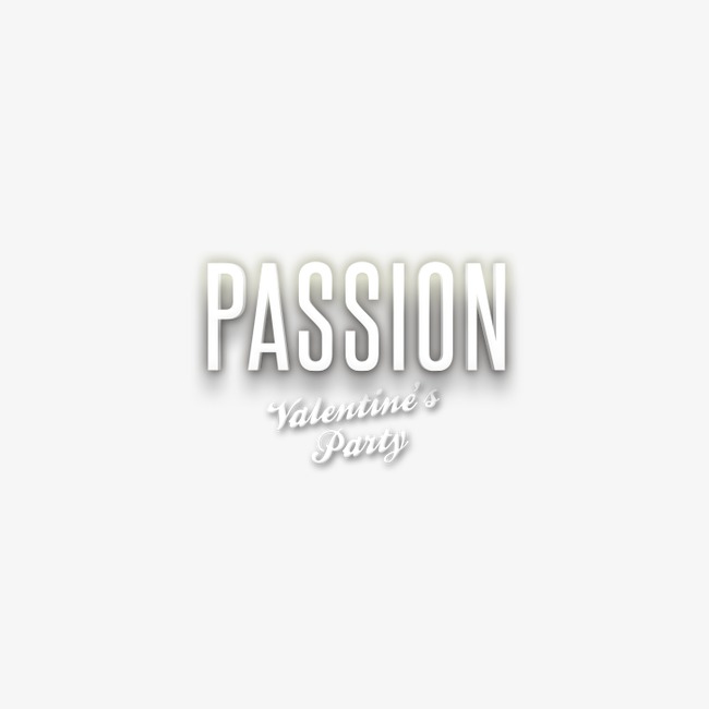 passion艺术字