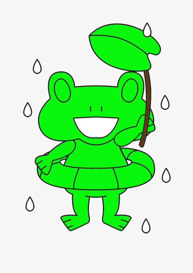 手绘青蛙