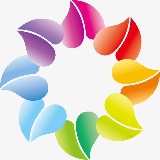 中国风黑色水墨圆形圈圈免扣素材