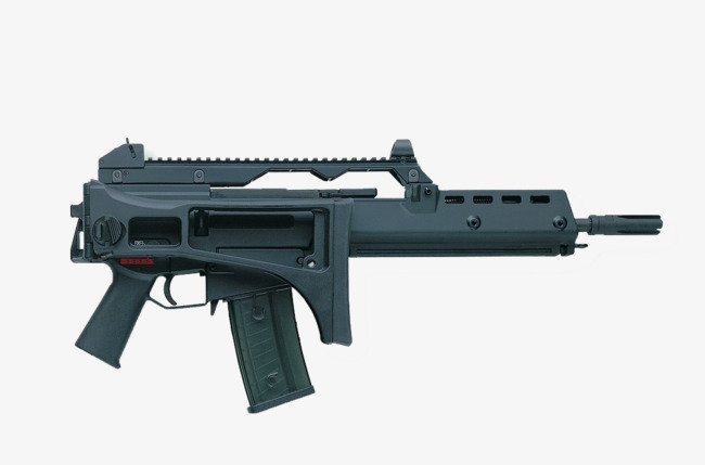 灰色机关枪png素材-90设计