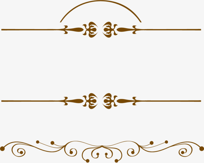 矢量手绘欧式花纹