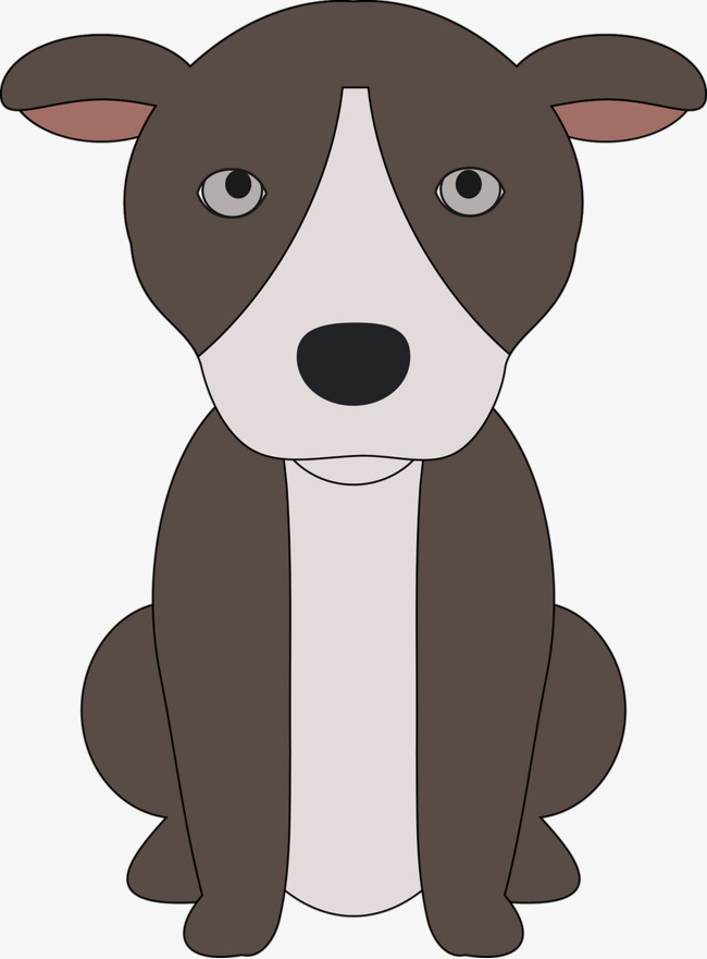卡通可爱的小狗矢量素材