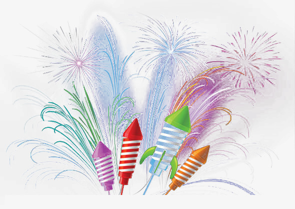 彩色冲天炮